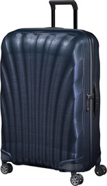 Samsonite מזוודה גדולה קשיחה 28" הקלה בעולם מבית סמסונייט Samsonite C-lite Spinner 75cm צבע Blue
