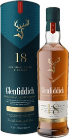GLENFIDDICH וויסקי גלנפידיך 18 שנה 700 מל / GLENFIDDICH