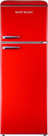 MONT BLANC מקרר מקפיא עליון 340 ליטר נטו רטרו Mont Blanc MBR-440