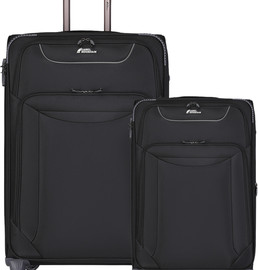 Camel Mountain Camel Mountain® Titan 20" & 32" – סט זוגי למקסימום קיבולת, קומפקטי וגדול במיוחד - שחור קלאס
