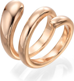 Le Bijou Bold Spiral  טבעת רוזגולד