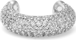 Le Bijou Golden Pavé Cuff עגיל קאפ רודיום
