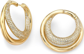 Le Bijou Serena Hoops עגילים זהב