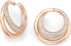 Le Bijou Serena Hoops עגילים רוזגולד