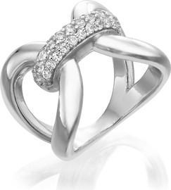 Le Bijou Fiore Knot טבעת רודיום