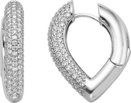 Le Bijou Teardrop Glow Pavé L עגלים רודיום