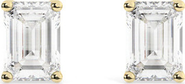 Le Bijou Emerald stud עגילים זהב 0.5ק