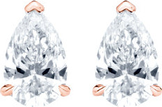 Le Bijou Drop stud עגילים רוזגולד 1.5ק