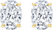 Le Bijou Oval stud עגילים זהב 1.5ק
