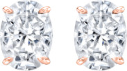 Le Bijou Oval stud עגילים רוזגולד 1ק