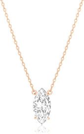 Le Bijou Marquise Solitaire שרשרת  רוזגולד 3ק