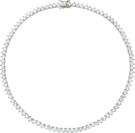 Le Bijou Classic Tennis 4 mm שרשרת רודיום
