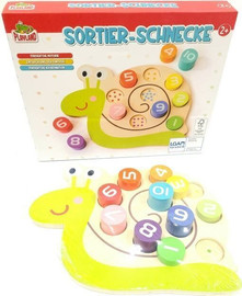 PlaySmart חילזון ללימוד מספרים מעץ - Play Land