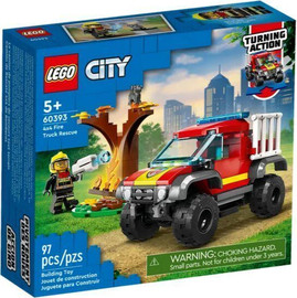 לגו לגו סיטי כבאית חילוץ 60393 - Lego