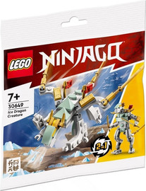 לגו לגו 30649 דרקון קרח נינגגו | LEGO 30649 Ice Dragon Creature Ninjago