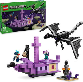 לגו לגו מיינקראפט דרקון הסף וספינת הסוף 21264 - Lego
