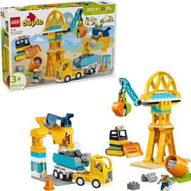 לגו לגו DUPLO – דגם 3 ב-1 אתר בנייה וכלי רכב לעבודות בנייה (10476) LEGO