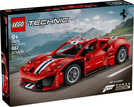 לגו לגו טכניק פרארי 488 Pista LEGO Technic 42235 Ferrari 488 Pista Car