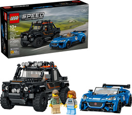 לגו ספיד - Jaguar Project 7 ו- Land Rover Defender LEGO 77264