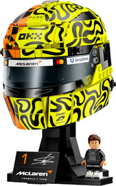 לגו לגו בריקלדז – קסדת לנדו נוריס מקלארן F1 BrickHeadz דגם 43023