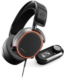 SteelSeries מערכת סאונד לגיימינג: אוזניות גיימינג וממיר SteelSeries סטיל סיריס ArctisPro + GameDAC BL שחור