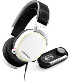 SteelSeries מערכת סאונד לגיימינג אוזניות גיימינג וממיר SteelSeries סטיל סיריס ArctisPro + GameDAC WH לבן