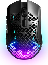 SteelSeries עכבר גיימינג מקצועי אלחוטי מתקדם Steelseries Aerox 9 שחור