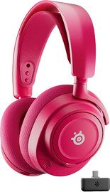 SteelSeries אוזניות גיימינג אלחוטיות SteelSeries Arctis Nova 7 Gen 2 , מותאם ל- PC חיי סוללה עד 50 שעות בחר צבע ורוד