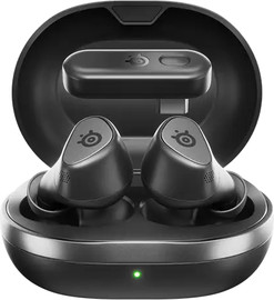 SteelSeries אוזניות גיימינג אלחוטיות לפלייסטיישן SteelSeries Arctis GameBuds TWS 2.4GHZ שמע 360° וחיי סוללה עד 10 שעות שחור