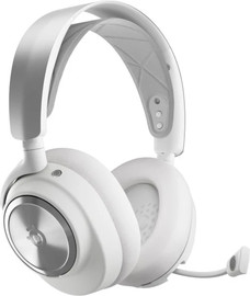 SteelSeries אוזניות גיימינג אלחוטיות SteelSeries Arctis Nova Pro לקונסולות XBOX - מותאם גם למחשב - צבע לבן