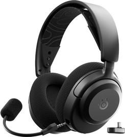 SteelSeries אוזניות גיימינג אלחוטיות SteelSeries Arctis Nova 3P ל-PlayStation ו-PC בחר צבע שחור