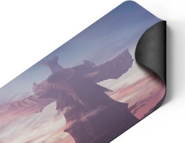 SteelSeries משטח עכבר לגיימרים SteelSeries QCK XXL WOW Edition מידות: 900x4x400 מ"מ שחור