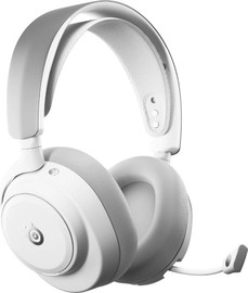 SteelSeries אוזניות גיימינג אלחוטיות SteelSeries Arctis Nova Pro Omni לבן