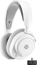 SteelSeries אוזניות גיימינג אלחוטיות SteelSeries Arctis Nova 7 Gen 2 , מותאם ל- PC חיי סוללה עד 50 שעות בחר צבע לבן