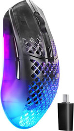 SteelSeries עכבר גיימינג אלחוטי SteelSeries Aerox 3 Wireless Gen 2 4K שחור