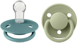 BIBS זוג מוצצים דה לוקס סיליקון ISLAND SEA/SAGE גודל אחד