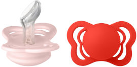 BIBS זוג מוצצים קוטור סיליקון BLOSSOM/ CANDY APPLE גודל 1
