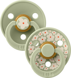 BIBS STUDIO זוג מוצצי גומי מידה 1