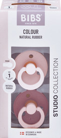 BIBS מוצץ לטקס מידה 1 COLOUR