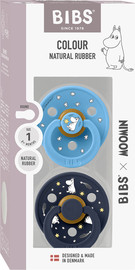 BIBS מוצץ לטקס מידה 1 COLOUR מומינים
