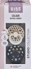 BIBS מוצץ לטקס מידה 1 COLOUR