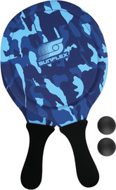 SUNFLEX סט מטקות ים מקצועיות SUNFLEX Jerseyprene Camo Blue