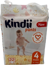 Kindii קינדי פנטס מקסי מכנסונים מידה 4 9-15 ק"ג