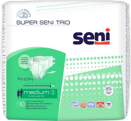 SENI חיתולים למבוגרים סופר סאני טריו מידה מדיום SENI ספיגה גבוהה מאוד