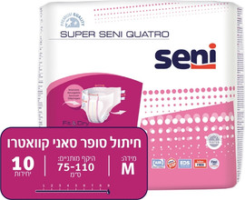 סאני חיתולי סאני קוואטרו 10 M יח'