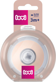 Lovi פטמת Mammafeel לבקבוק האכלה זרימה איטית - שלב 3+ - מבית Lovi