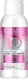 EVELINE FACEMED+ מים מיסלריים מועשרים בחומצה היאלורונית באריזת נסיעות