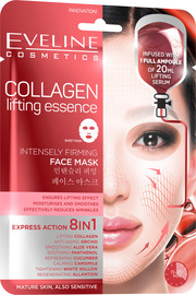 EVELINE COLLAGEN INTENSELY FIRMING מסכת טישיו לפנים למיצוק העור מועשרת בקולגן