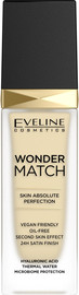 EVELINE WONDER MATCH מייק אפ - 01 IVORY