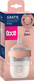 Lovi LOVI בקבוק 150 מ"ל ומוצץ פריים 0-6 מתנה